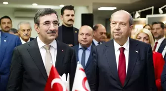 Cumhurbaşkanı Yardımcısı Yılmaz, Kıbrıs'ta açılan sergide konuştu