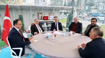 Talas Belediye Başkanı Mustafa Yalçın, Şeffaf Odada AK Parti Milletvekili Şaban Çopuroğlu'nu ağırladı