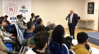 Prof. Dr. Yusuf Demir Gençlere Değerler Olgusu ve Mesleği Etiği Konferansı Verdi