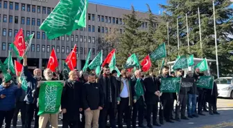 Ankara Filistin Dayanışma Platformu Üyeleri Basın Açıklaması Yaptı