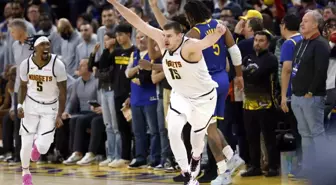 Nikola Jokic'in son saniye basketiyle Denver Nuggets, Golden State Warriors'ı mağlup etti