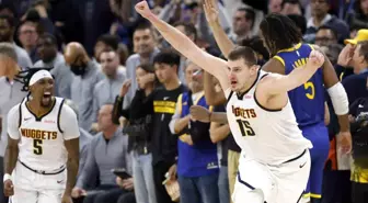 Nikola Jokic'in son saniye basketiyle Denver Nuggets, Golden State Warriors'ı mağlup etti