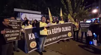 Eğitim-Sen İzmir 5 Nolu Şube, Yaz Saati Uygulamasını Protesto Etti