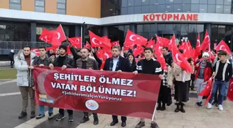 Elazığ'da AK Parti Gençlik Kolları öncülüğünde 'Teröre Lanet Yürüyüşü' düzenlendi