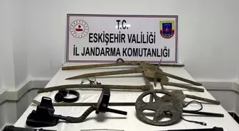 Eskişehir'de izinsiz kazı yapan 4 kişi tutuklandı