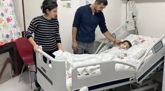Hatay'da bağırsağında doğuştan kese bulunan 6 yaşındaki çocuk ameliyatla sağlığına kavuştu