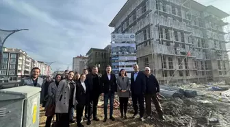 Havsa ilçesinde yeni Hükümet Konağı inşaatı devam ediyor