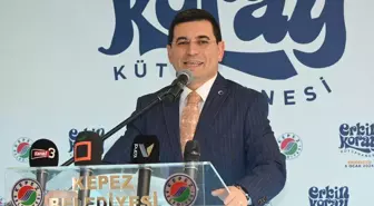 Erkin Koray Kütüphanesi Kepez'de Hizmete Açıldı