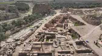 Mardin'deki Dara Antik Kenti'nde Tarihi Çarşı Keşfedildi