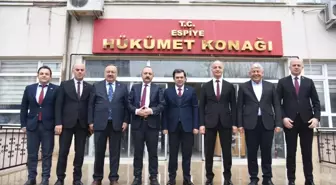 Milli Eğitim Bakanlığı yetkilileri Espiye ilçesinde incelemelerde bulundu