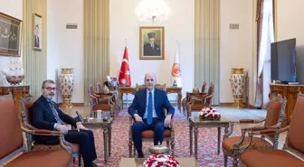 TBMM Başkanı Numan Kurtulmuş, TİHEK Başkanı Muharrem Kılıç'ı kabul etti