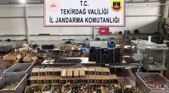 Tekirdağ'da Jandarma Ekipleri Tarafından 2 Ton Nargile Tütünü Ele Geçirildi