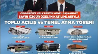 Turgutlu Belediyesi'nden Toplu Açılış ve Temel Atma Töreni