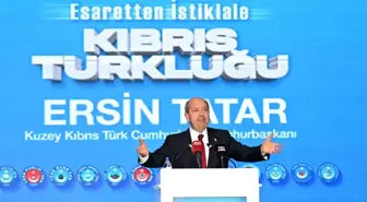 KKTC Cumhurbaşkanı Ersin Tatar Antalya'da konferansa katıldı