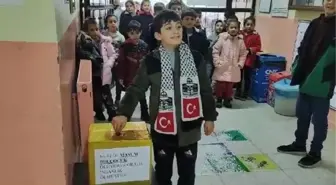 Mardinli öğrenciler Filistin'e yardım eli uzattı