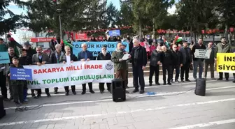 Sakarya'da İsrail'in Gazze'ye yönelik saldırıları kınandı