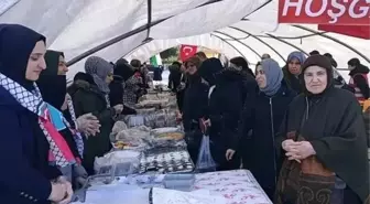 Sungurlu'da Filistin-Gazze hayır çarşısında 295 bin TL toplandı