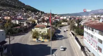 İlçeyi güzelleştirmek isteyen gönüllüler bir oldu, mahalle sanat sokağına döndü