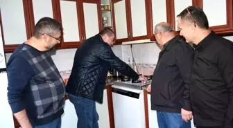 Alaplı'da Aşağıdoğancılar Mahallesi'nde İlk Doğalgaz Ateşi Yakıldı