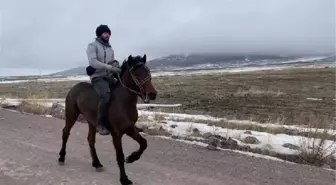 KARS'ta 2 Yaşındaki Yerli Taylar İçin Yarış Düzenlendi