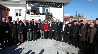 Odunpazarı Belediye Başkanı Kazım Kurt, Sarıkavak Köyü Cemevi'nin açılışına katıldı