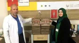 Bayburt İl Müftülüğü, hastane odalarına teyemmüm taşı hediye etti