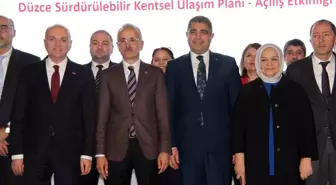 Bakan Uraloğlu, 'Düzce Sürdürülebilir Kentsel Ulaşım Planı Projesi' açılış töreninde konuştu Açıklaması