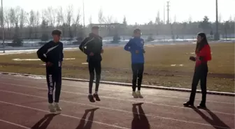 Erzurum'da Atletizmde Başarıya Ulaşan Üçüz Kardeşler