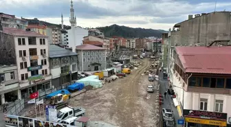 Trabzon Of'ta Kentsel Dönüşüm Projesi İnşaatı Devam Ediyor