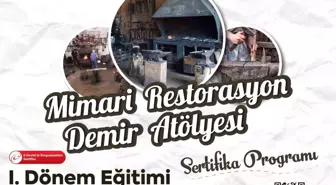 Talas Restorasyon Eğitim Merkezi'nde Eğitim Başlıyor