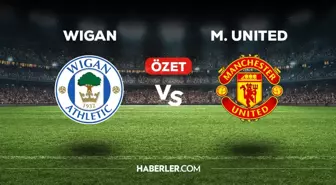 Wigan Manchester United maç özeti! (VİDEO) Wigan Manchester United maçı özeti izle! Golleri kim attı, maç kaç kaç bitti?