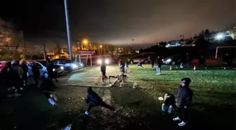 Beylikdüzü'nde Stadyumun Işıkları Yanmadı, Çocuklar Antremanlarını Karanlıkta Yaptı