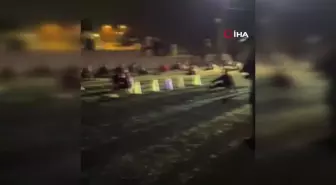 Beylikdüzü'nde Stadyumda Işıksız Antrenman