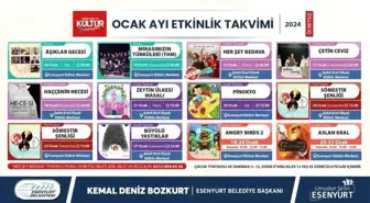 Esenyurt'ta kültür sanat dolu bir ocak ayı programı