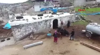 Kilis'te kaybolan keçiler dron destekli arama ile bulundu