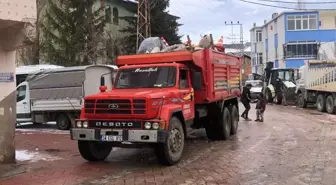 Tokat'ın Hatipli beldesinde doğal gaz çalışmaları başladı