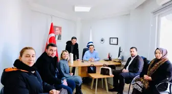 AK Parti Kırklareli İl Başkanı ve diğer yöneticiler, AA Kırklareli Bürosunu ziyaret etti