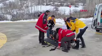 72 YAŞINDAKİ HASTA, BAHÇESARAY'DAN AMBULANS HELİKOPTERLE VAN'A SEVK EDİLDİ