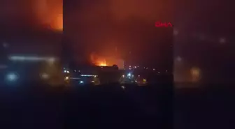 Hadımköy'de Film Platosunda Yangın Çıktı