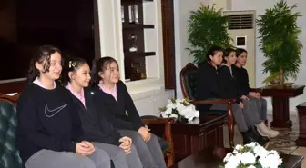Bozüyük Belediye Başkanı, Saffet Şeker Ortaokulu Değerler Kulübü Öğrencileriyle Görüştü