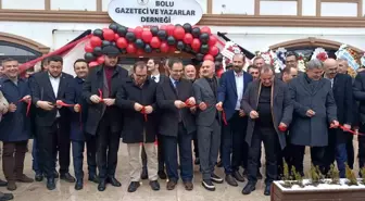 Bolu Gazeteci ve Yazarlar Derneği Medya Evi Hizmete Girdi