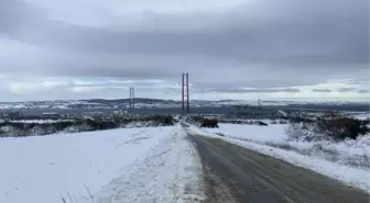 1915 Çanakkale Köprüsü'nde Kar Manzarası