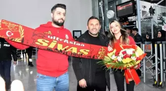Galatasaray, Sivasspor maçı için Sivas'a geldi