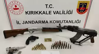 Kırıkkale'de Evde Silah ve Dipçik Ele Geçirildi