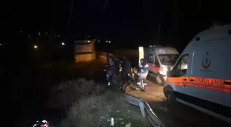 Malatya'da otomobil şarampole devrildi: 4 yaralı