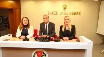 Merkezefendi Belediye Başkanı Şeniz Doğan, Denizli Gazeteciler Cemiyeti'ni ziyaret etti