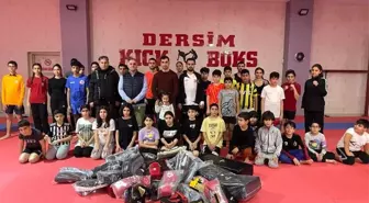 Dersim Kick Boks Spor Kulübüne Yurt Dışından Malzeme Desteği