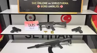Adana'da ruhsatsız silah ve uyuşturucu operasyonu: 1 tutuklama