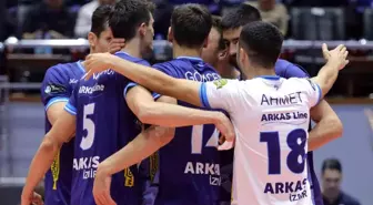 Arkas Spor, CEV Kupası Play-Off Turu ilk maçında Rio Duero'yu yenerek avantaj elde etti