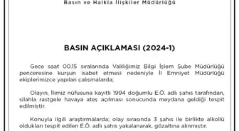 Artvin Valilik Binasına İsabet Eden Mermiyle İlgili Bir Kişi Gözaltına Alındı